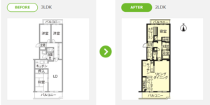費用1034万円のマンションリフォームの画像