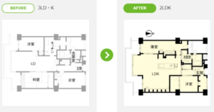 費用1155万円のマンションリフォームの画像