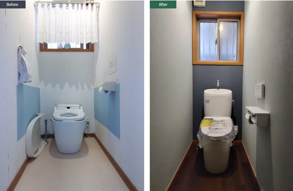 カインズのトイレリフォーム写真①