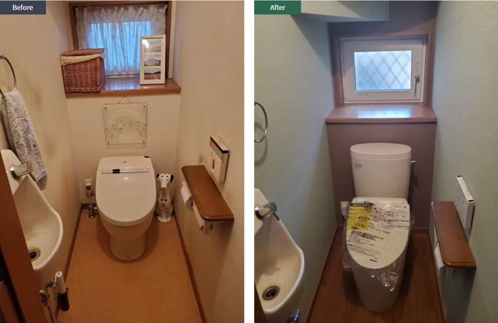 カインズのトイレリフォーム写真③