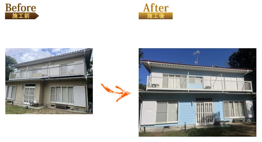 街の外壁塗装やさんの施工例3