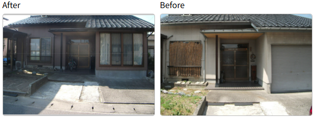 コメリの外壁塗装の施工事例2