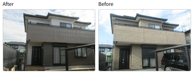 コメリの外壁塗装の施工事例3