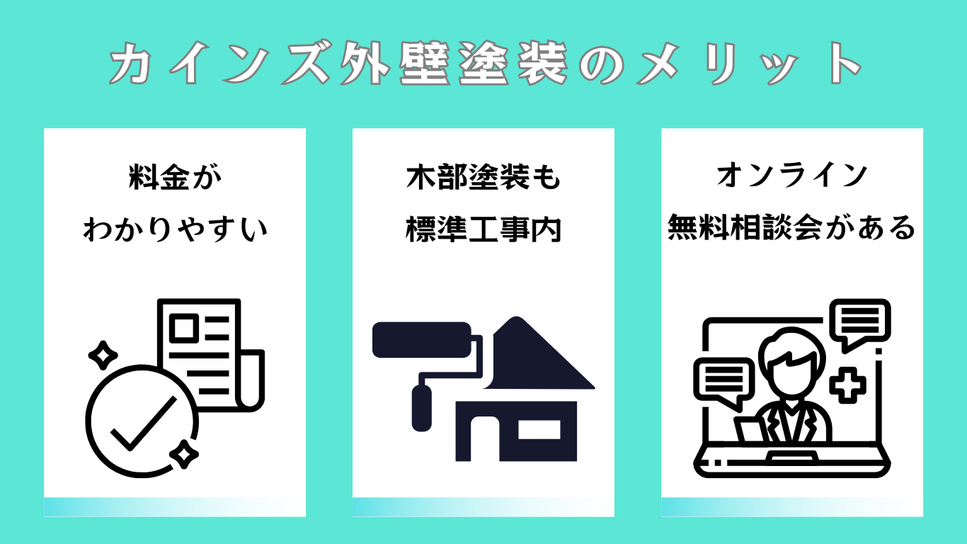 カインズ外壁塗装のメリット
