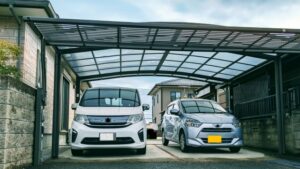 両側支持タイプのカーポート