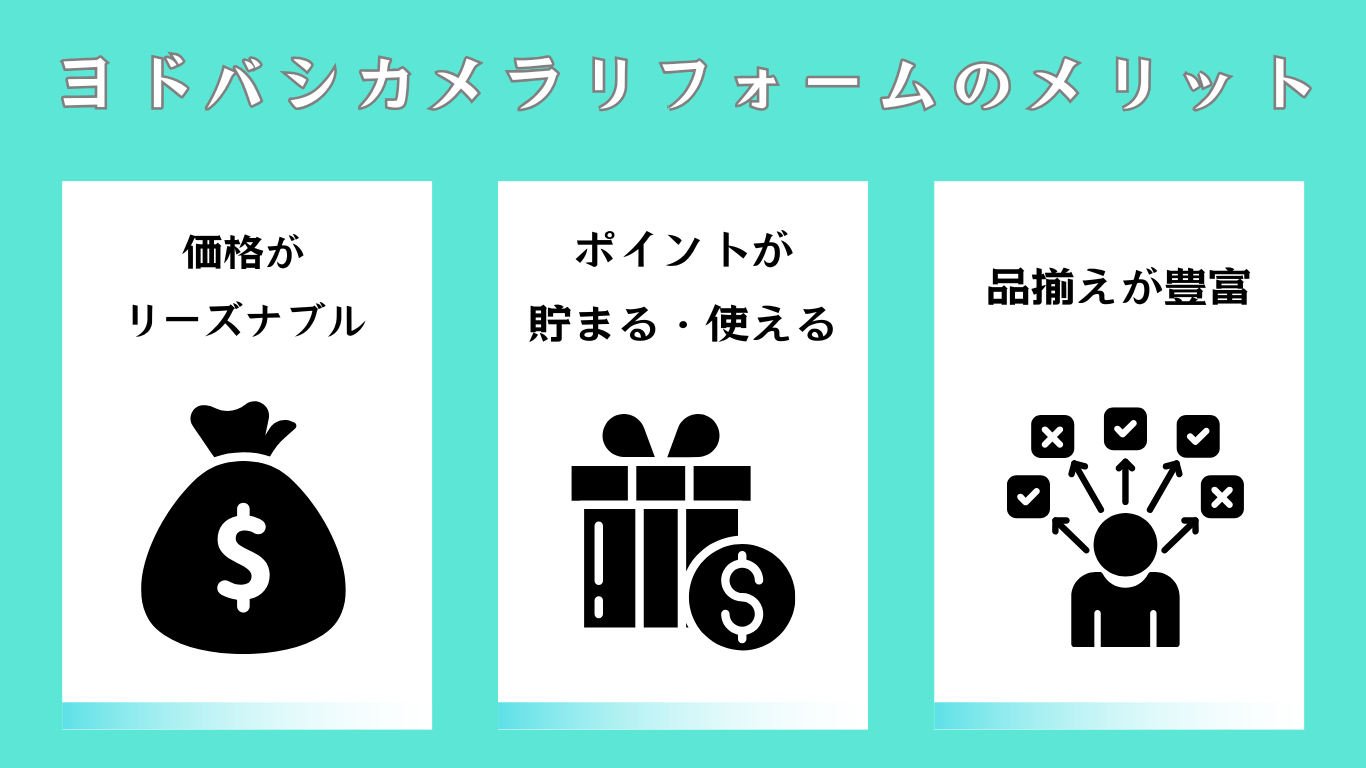 ヨドバシカメラリフォームのメリット